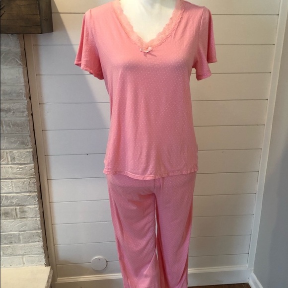 Kate Spade Small, 2 pc. pink pajama set - Picture 2 of 4